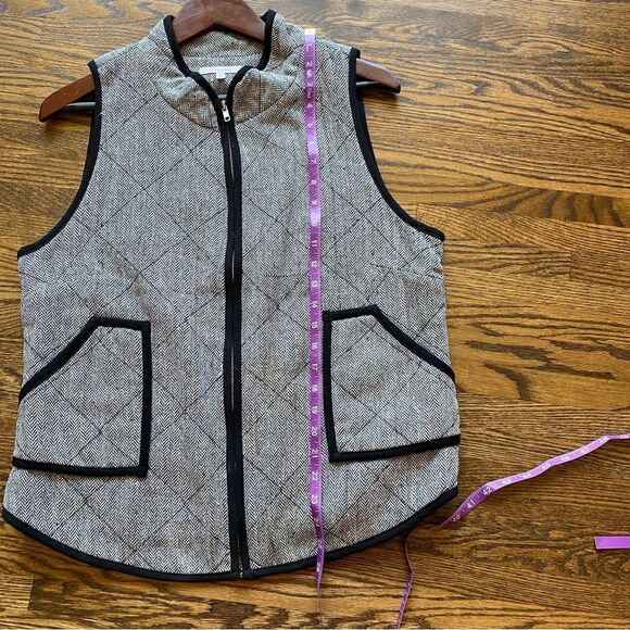 41 Hawthorne Herringbone Vest black white XL preppy classic stitch fix - Picture 7 of 8